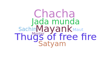 Smeknamn - Hindinames