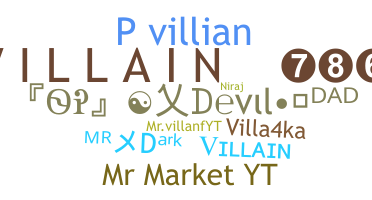 Smeknamn - villains