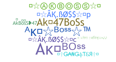 Smeknamn - AkBosS