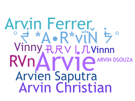 Smeknamn - Arvin
