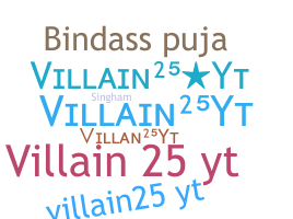 Smeknamn - Villain25yt