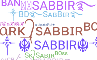 Smeknamn - Sabbir