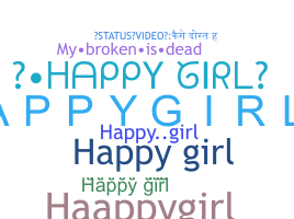 Smeknamn - happygirl