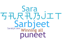 Smeknamn - Sarabjit