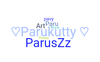 Smeknamn - Parvathy