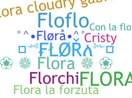 Smeknamn - Flora