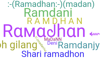 Smeknamn - Ramadhan
