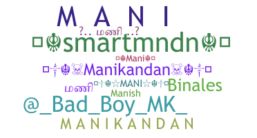 Smeknamn - Manikandan