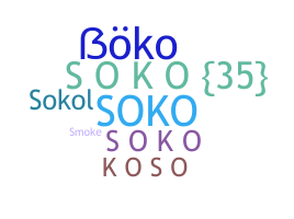Smeknamn - Soko