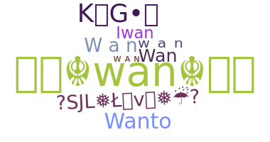 Smeknamn - wan