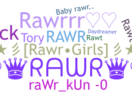 Smeknamn - Rawr