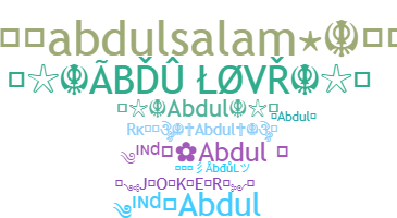 Smeknamn - Abdul
