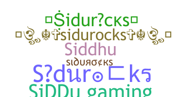 Smeknamn - Sidurocks