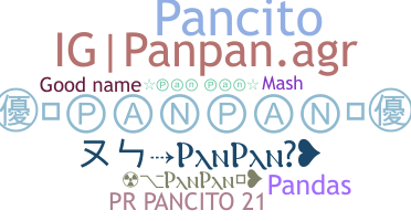 Smeknamn - Panpan