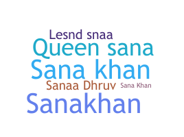 Smeknamn - sanakhan