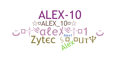 Smeknamn - alex1