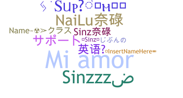 Smeknamn - Sinz