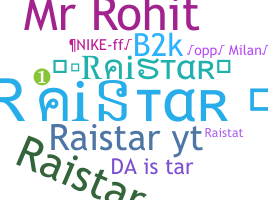 Smeknamn - Raistar2