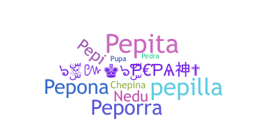 Smeknamn - Pepa