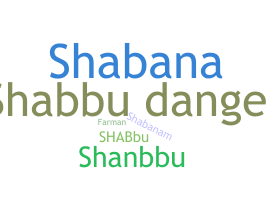 Smeknamn - Shabbu