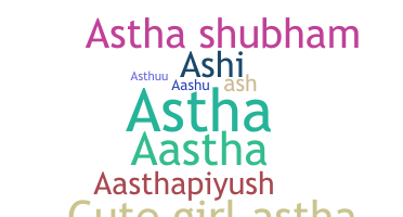 Smeknamn - astha