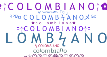 Smeknamn - colombiano