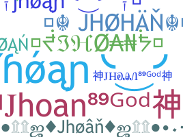 Smeknamn - Jhoan