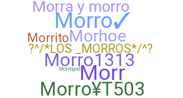 Smeknamn - Morro