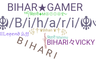Smeknamn - Bihari