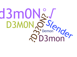 Smeknamn - D3MON