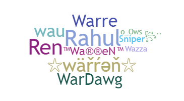 Smeknamn - Warren