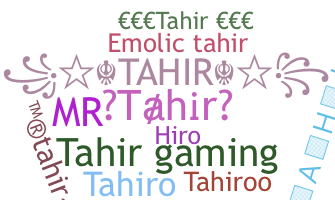Smeknamn - Tahir
