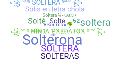 Smeknamn - Soltera