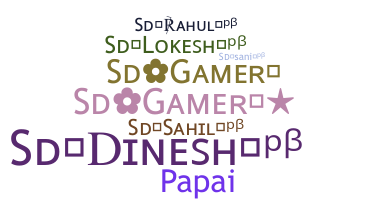 Smeknamn - sdgamerPB