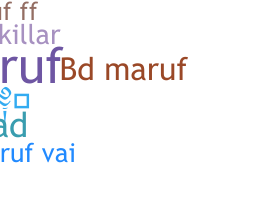 Smeknamn - BDMaruf