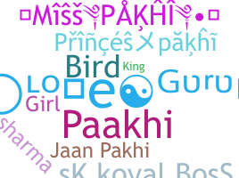 Smeknamn - Pakhi