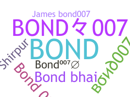 Smeknamn - bond007