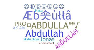 Smeknamn - Abdulla