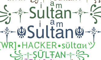 Smeknamn - Sultan