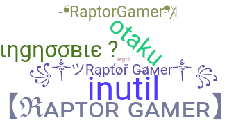Smeknamn - Raptorgamer