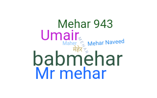 Smeknamn - Mehar