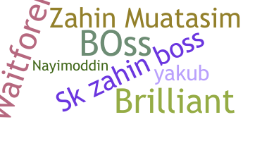 Smeknamn - Zahin