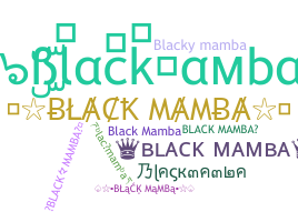 Smeknamn - blackmamba