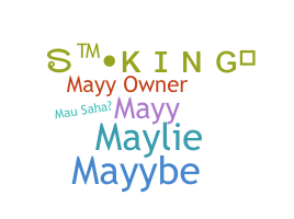 Smeknamn - mayy