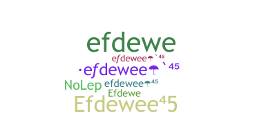 Smeknamn - efdewee45