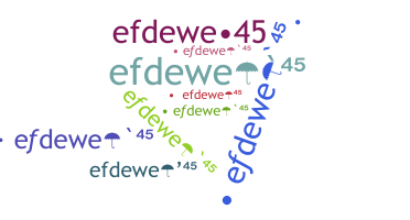 Smeknamn - efdewe45