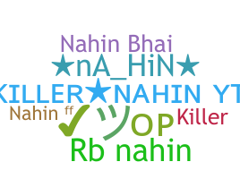Smeknamn - Nahin