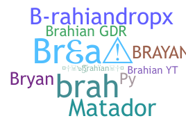 Smeknamn - brahian