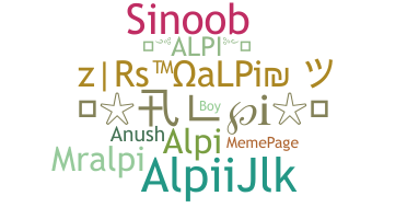 Smeknamn - AlPi