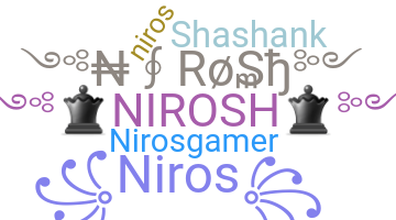 Smeknamn - Nirosh